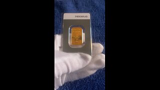 Gold bar, Guldtacka Heraeus 10 g