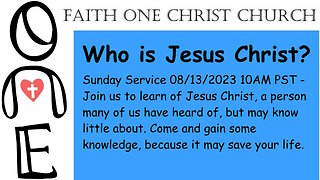 Who is Jesus Christ?