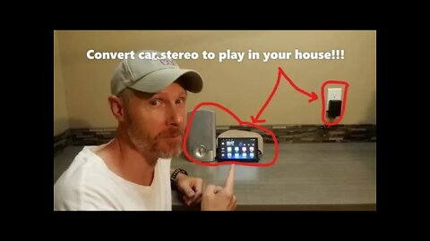 How to convert car radio in to home stereo player!