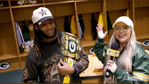 WWE Superstar Liv Morgan goes 1-on-1 with Aaron Jones