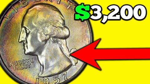 How Much are Silver Quarters Worth? 1957 Error Quarter Coins