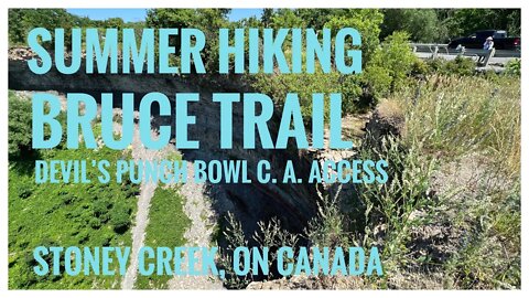 Bruce Trail | Devil's Punch Bowl Side Trail |Devil’s Punch Bowl C.A. Access |Stoney Creek, ON Canada