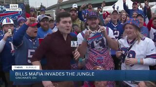 Bills Mafia invades "the Jungle"