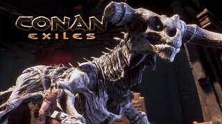 Como Aprender a Armadura de Dragão, Derrotamos o Dragão Esqueleto - Conan Exiles 2021