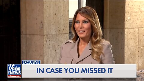ICYMI: Melania Trump on Possible Return to White House: 'Never Say Never'
