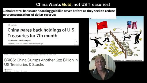 China's Secret War? China Dumps More US Treasuries and Buys Gold