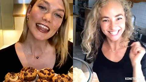 Karlie Kloss Learns to Bake Delicious Banana Muffins with Mikaela Reuben! | Easy Recipe Tutorial