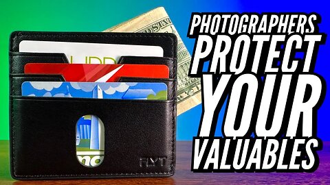 Photographers Don't Get Pickpocketed Check Out The GoFlyt Solo Front Pocket Wallet