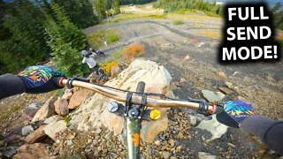 Riding Crazy New Lines and FULLY SENDING IT AT THE WHISTLER BIKE PARK!!