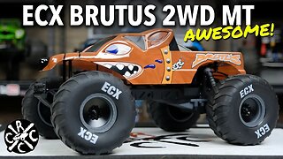 ECX Brutus 2WD RC Monster Truck Unboxing and In-Depth First Look