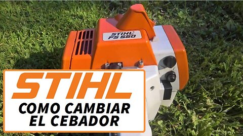 Stihl FS 550 como cambiar el cebador desbrozadora FS550 tutorial y reparacion