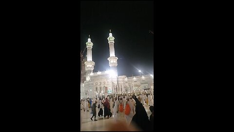 Azan e Isha in Haram sharif | Isha Azan live in Makkah Mukarma