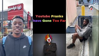 Youtube Pranks Have Gone Too Far. Youtuber Eats Meal In Front of Homeless Man