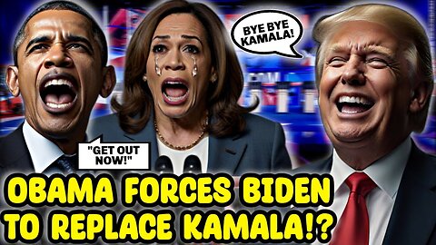 🚨TRUMP IN OUTRAGE AFTER OBAMA STORMED IN THE WHITE HOUSE AND TOLD BIDEN TO REPLACE KAMALA HARRIS NOW