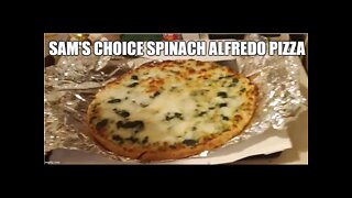 🍕Sams Choice Spinach Alfredo Pizza Review🍕