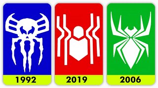 The Amazing Evolution of Spider-Man's Spider Symbol (1962-NOW) | Pop Ranker