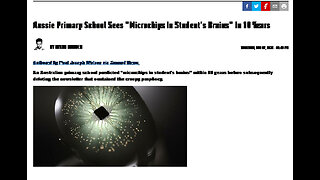 SECULAR HUMANIST PROPHECY: PRIMARY SCHOOL SEES MICROCHIP IN STUDENT'S BRAINS FOR INTELLIGENCE & MEMORY !!!