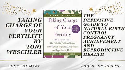 Taking Charge of Your Fertility by Toni Weschler. The Definitive Guide to Birth Control & Pregnancy