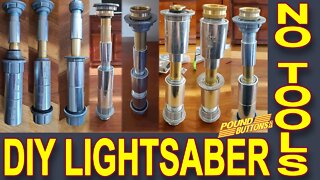 Lightsaber Birthday Build NO TOOLS Needed