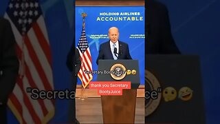 Secretary Booty Juice #biden #president #funny