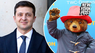 Before he was Ukraine's president, Zelensky voiced Paddington Bear