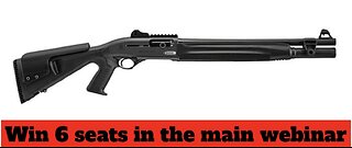 Beretta 1301 Tactical Semi Automatic 12 Gauge Shotgun MINI #3 for 6 seats in the main webinar