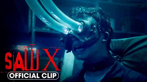 SAW X (2023) Official Clip – 'Eye Vacuum Trap'