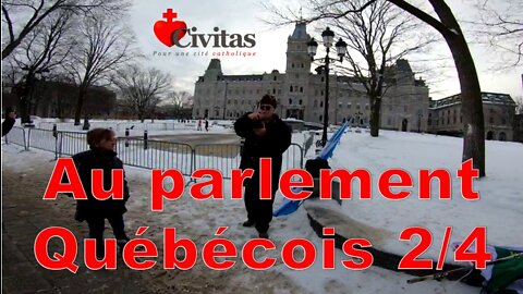 Civitas devant le parlement québécois 2/4