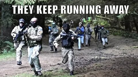 THEY KEEP RUNNING AWAY ! Airsoft War in Scotland