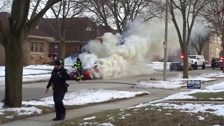 CAR FIRE ON LEFEBER AVE 2/4/2020