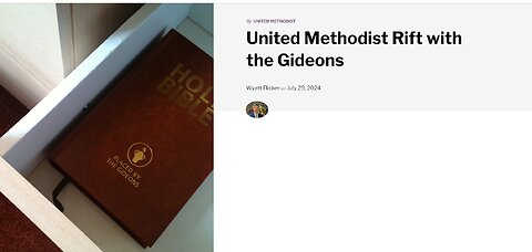 Gideons Dump The United Methodist Cult