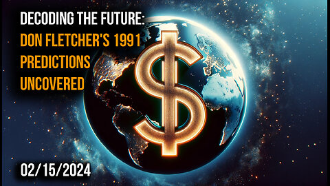🌐🔍 "Decoding the Future: Don Fletcher's 1991 Predictions Uncovered" 🔍🌐