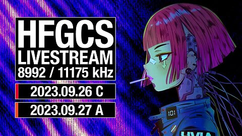 HFGCS Livestream (Emergency Action Messages on 8992 kHz and/or 11175 kHz)