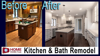 Before and After Kitchen & Bathroom Remodel | White Kitchen Design (5-23)