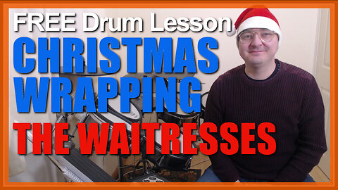 ★ Christmas Wrapping (The Waitresses) ★ FREE Video Drum Lesson | How To Play SONG (Billy Ficca)