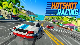 HOTSHOT RACING - Gameplay conferindo o game! (PT-BR)