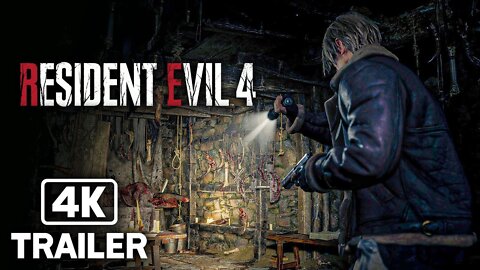 RESIDENT EVIL 4 REMAKE Extended Gameplay Trailer (2023) 4K