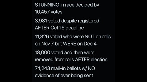 MASSIVE: OVER 74 THOUSAND fraudelent mail in ballots discovered at ARIZONA audit.more to come