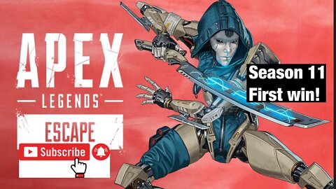 Apex Legends Season 11 Escape. First Game, First Win