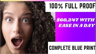 But Then I Made $60,247 With EASE In A Day.I Want To Give YOU The EXACT (100% Foolproof) Blueprint