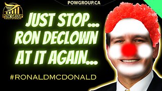 Ron DeClown At It Again... "MJ Legalization Not Good For Families & Elderly" 🤦‍♂️