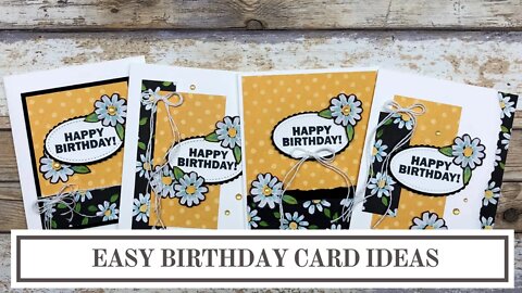 Stampin' Up! Birthday Card Ideas | Easy Card Layouts