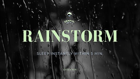 Eliminate stress and sleep instantly with Soft Rain Sounds