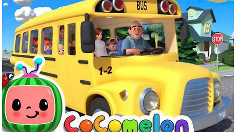 Wheels on the bus go round and round | CoComelon Nursery Rhymes & kids song