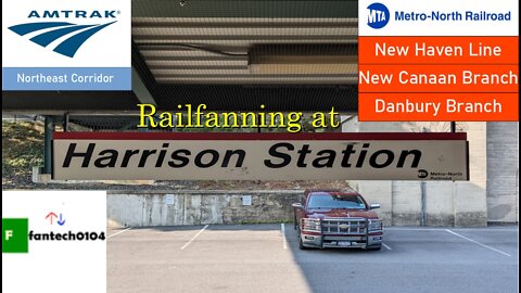 Railfanning at Harrison Train Station on the New Haven Line (ACS-64, P32AC-DM, Acela & M8)