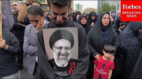 Iranian Citizens Mourn Iran's President Ebrahim Raisi, Who Died In A Helicopter Crash, In Tehran