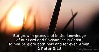Growing in Grace 2 Peter3:9