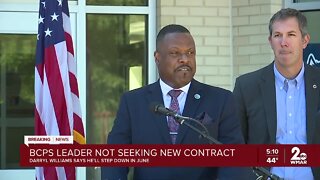 Baltimore County Superintendent Darryl Williams not seeking another term