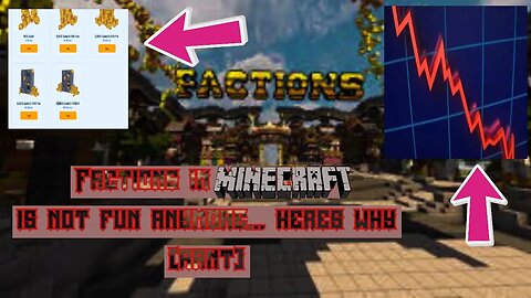 The FALL of Minecraft Factions (rant) | Why Factions Isn't "fun" anymore in 2023