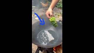 Funny satisfying Video - Grapes popcorn popping #shorts #subscribe #funnyvideo #satisfying